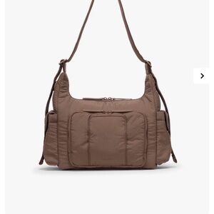 Brown Diaper Shoulder Bag